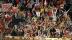 Aficionados del Sevilla en un derbi