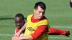 Medel, en un entrenamiento