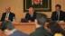 Rodríguez Villalobos, presidiendo un pleno de la Diputación