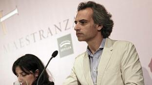Pedro Halffter, este miércoles, durante la presentación de la programación del Maestranza