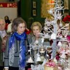 
Do&ntilde;a Sof&iacute;a, en el Rastrillo Nuevo Futuro
