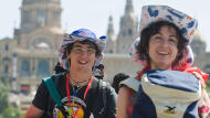 Jóvenes de todo el mundo llegan a Madrid para la JMJ