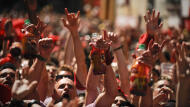 El chupinazo da paso a San Fermín 2011