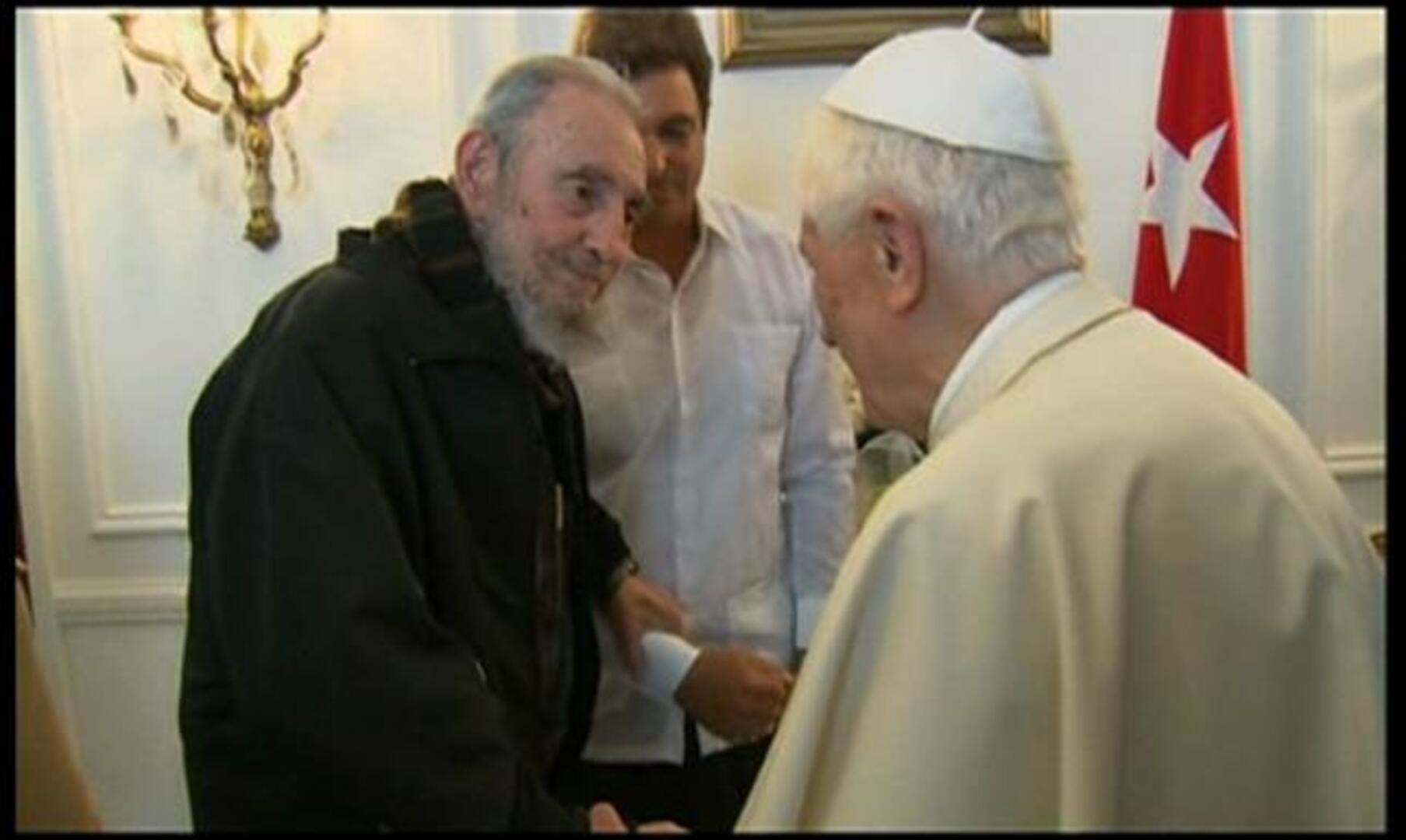 'Tête à tête' entre Benedicto XVI y Fidel Castro
