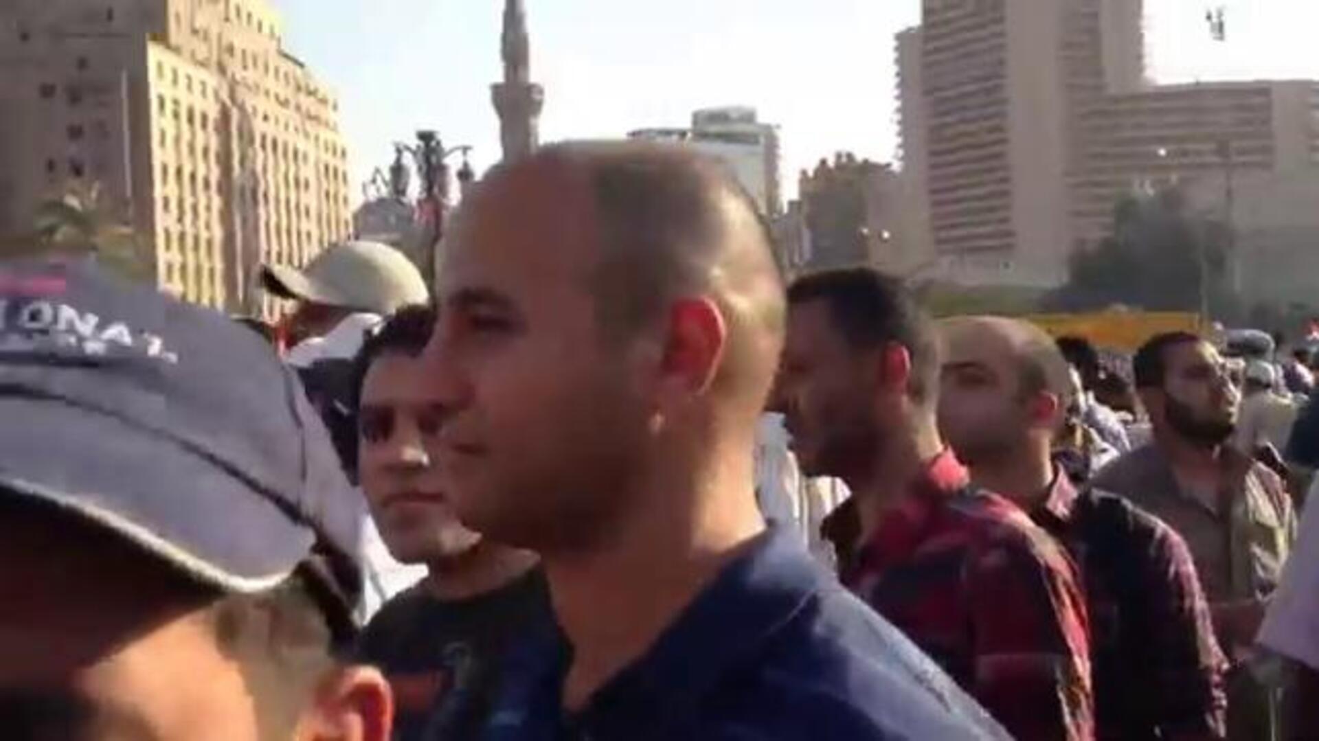 Tahrir corona a Mursi