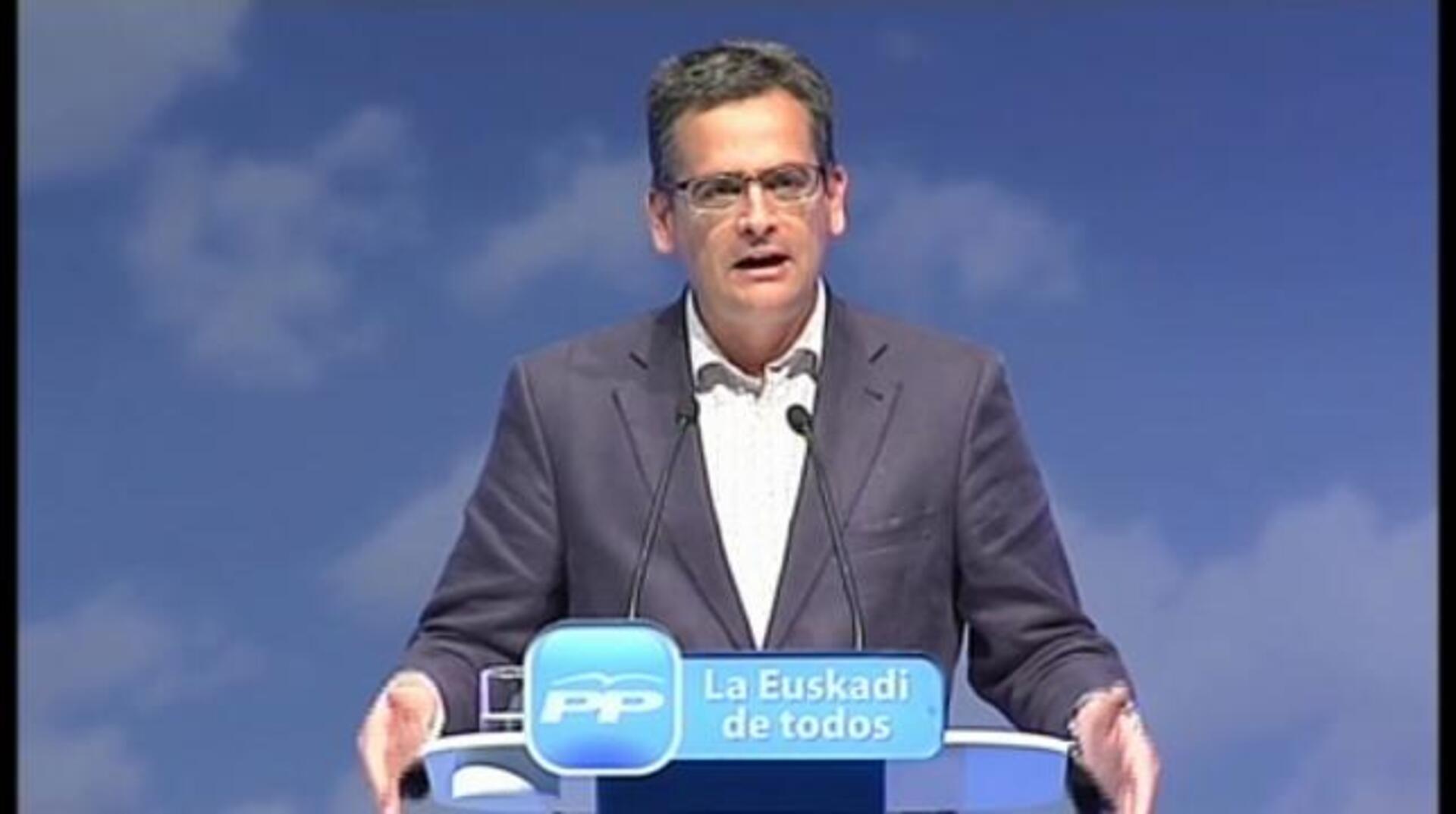 Basagoiti: "La verdadera prima de riesgo es Sortu"