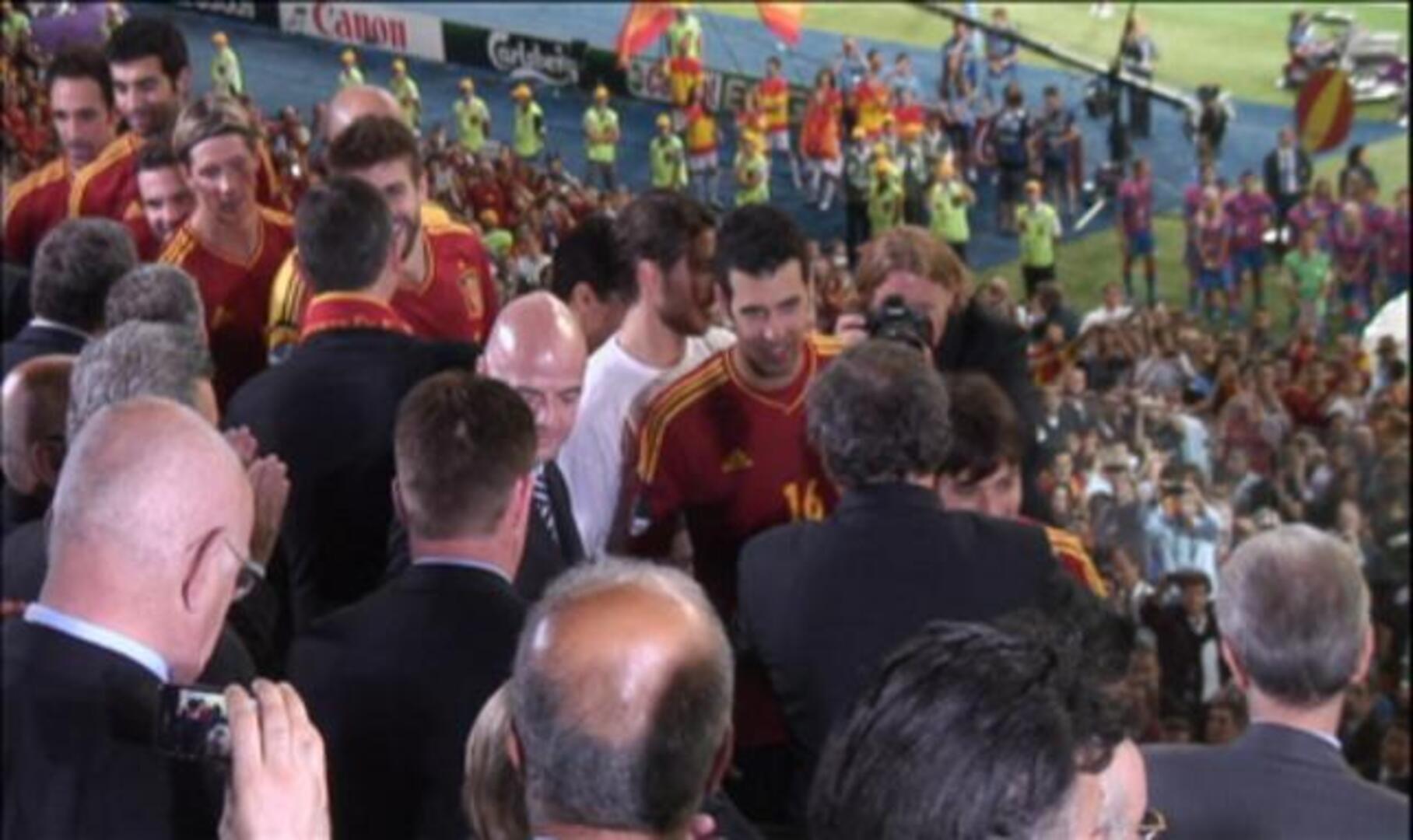 España celebra la Eurocopa