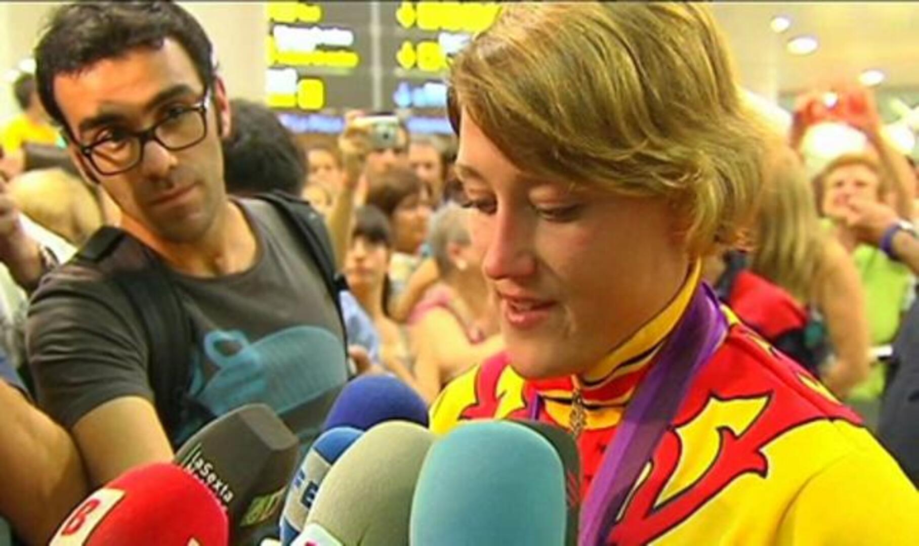Mireia Belmonte ha llegado a España