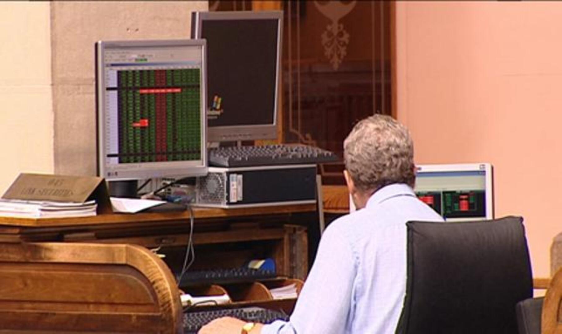 Rally de Bankia por la llegada de la ayuda europea