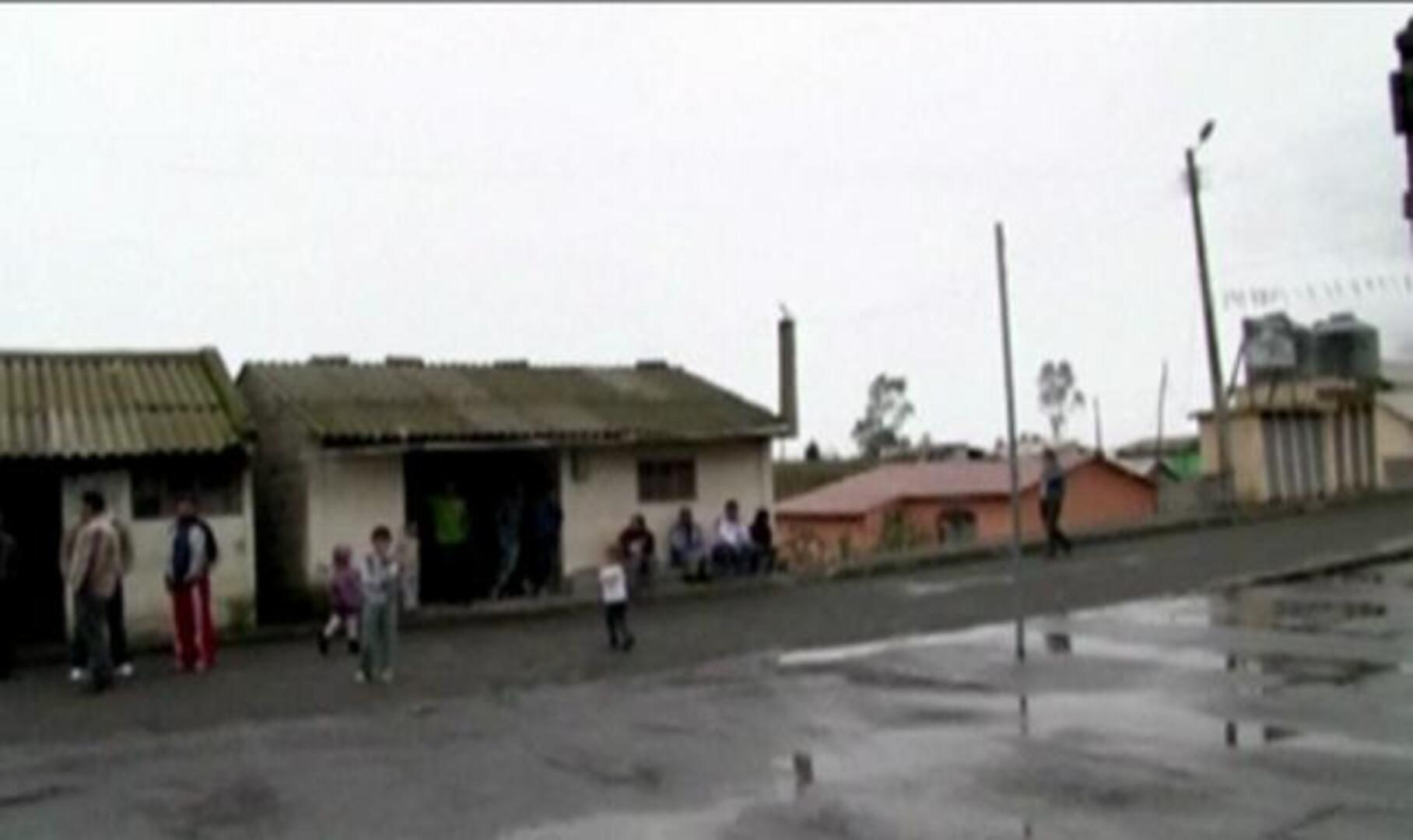 Volcán en erupción