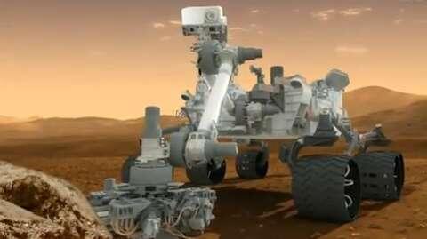 El Curiosity da su primer paseo pese al accidente