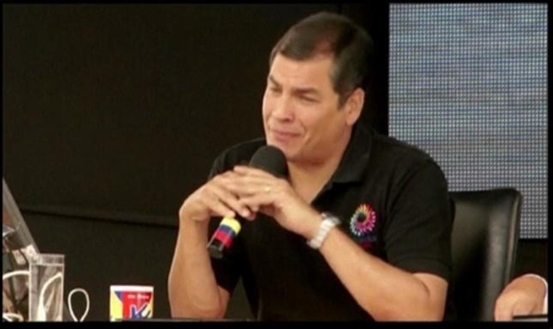 Correa da por superado el "infeliz incidente" con el Reino Unido
