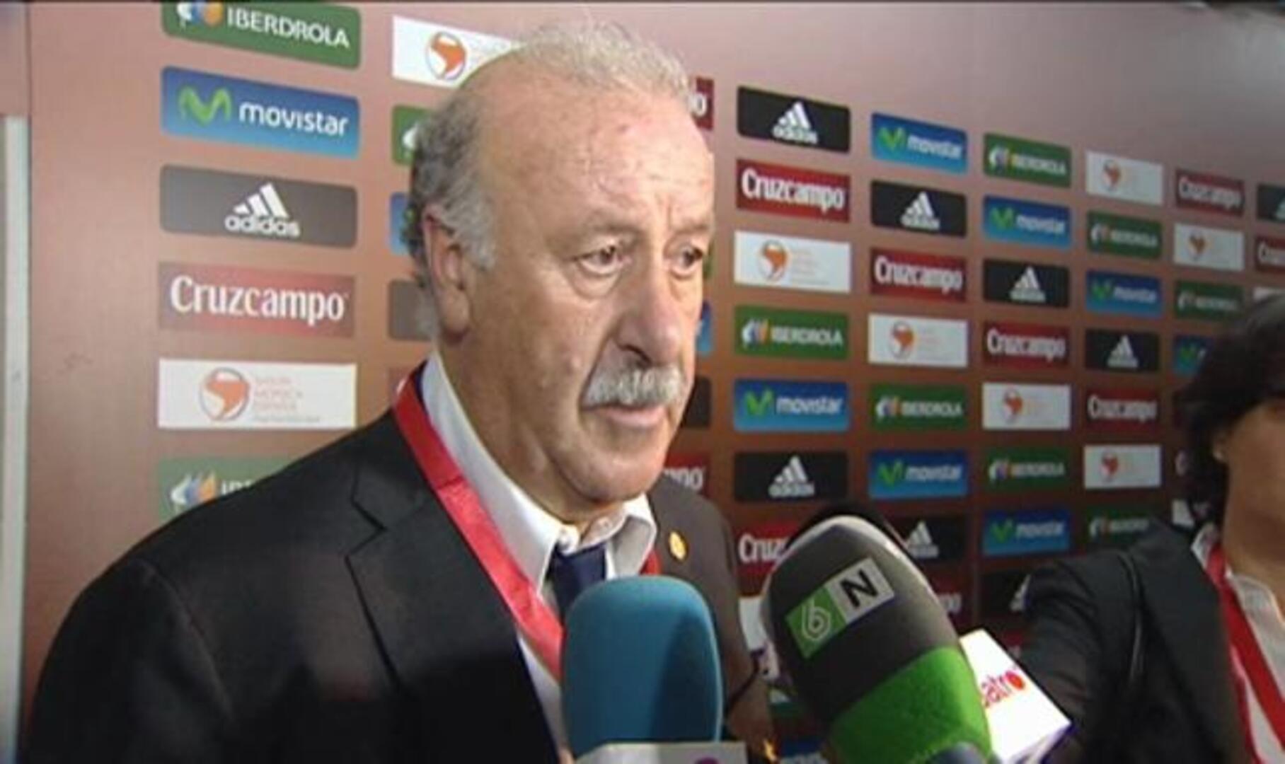 Del Bosque: "El partido contra Georgia será difícil"