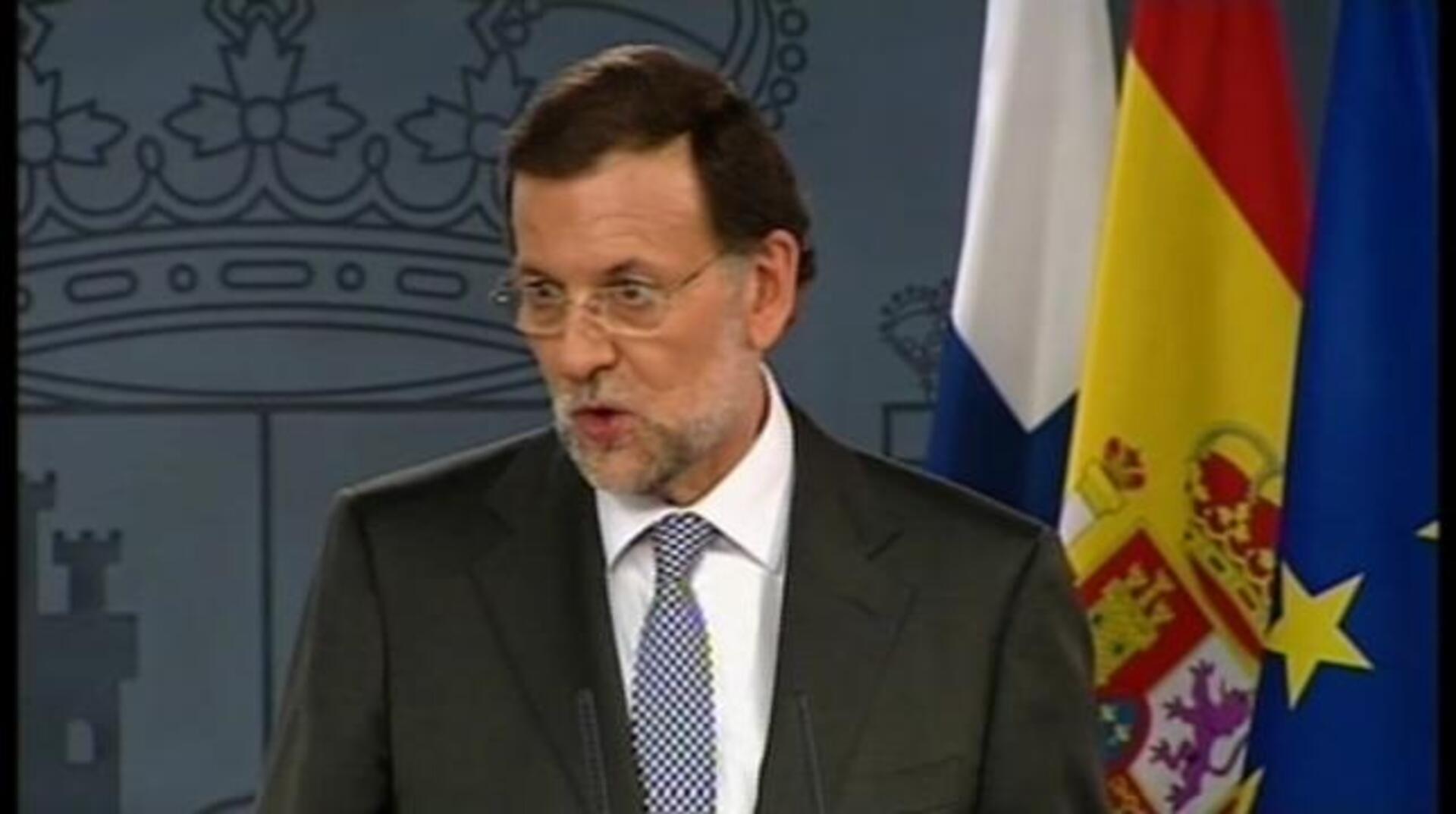 Rajoy sólo reconoce la "disposición" del BCE a comprar bonos