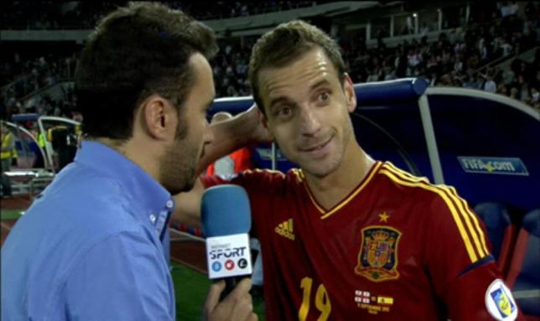 Roberto Soldado, autor del único gol de España frente a Georgia: "Al final el que la busca la consigue"
