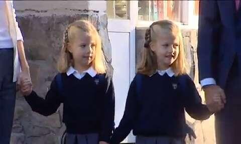 Doña Leonor y Doña Sofía vuelven a clase