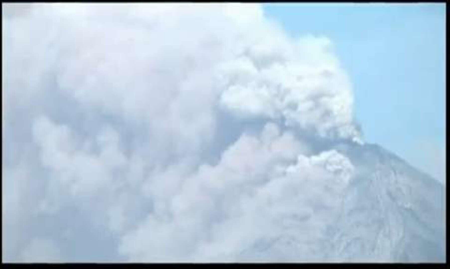 Nueva erupción del volcán Fuego