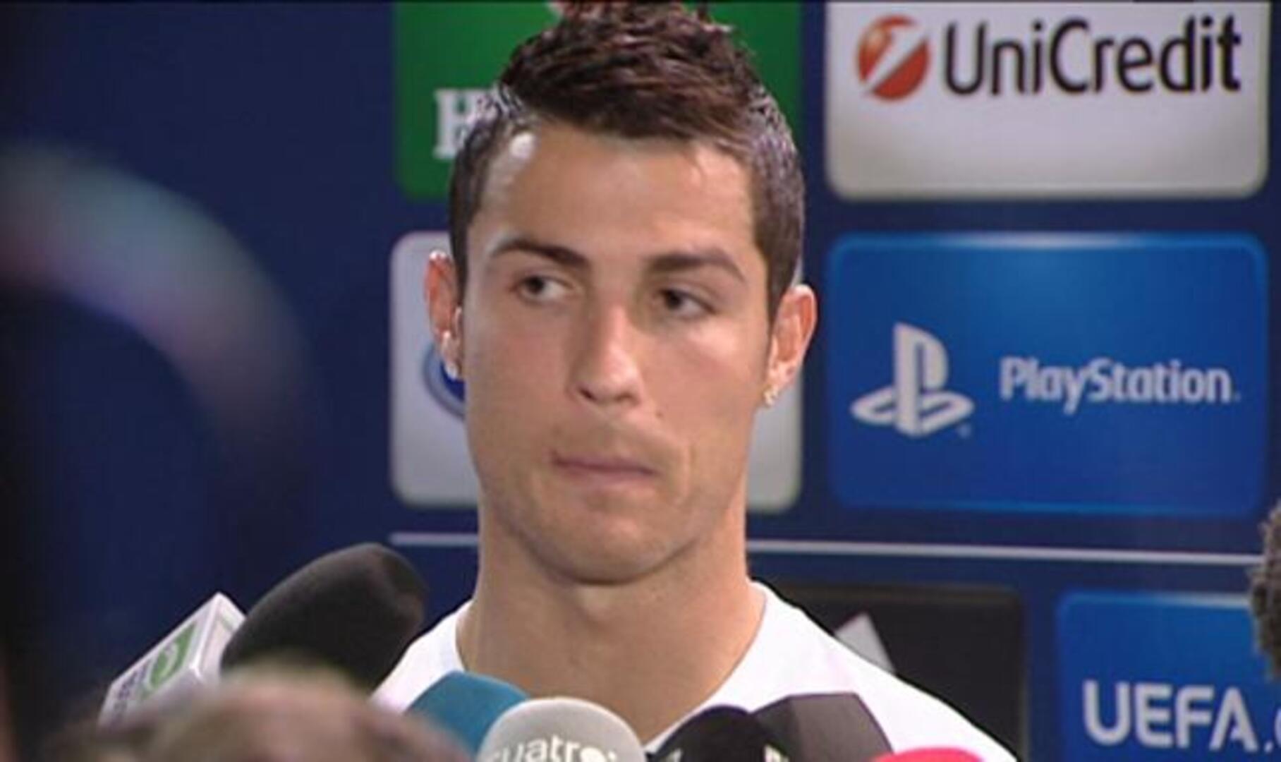 Cristiano Ronaldo se olvida de su tristeza
