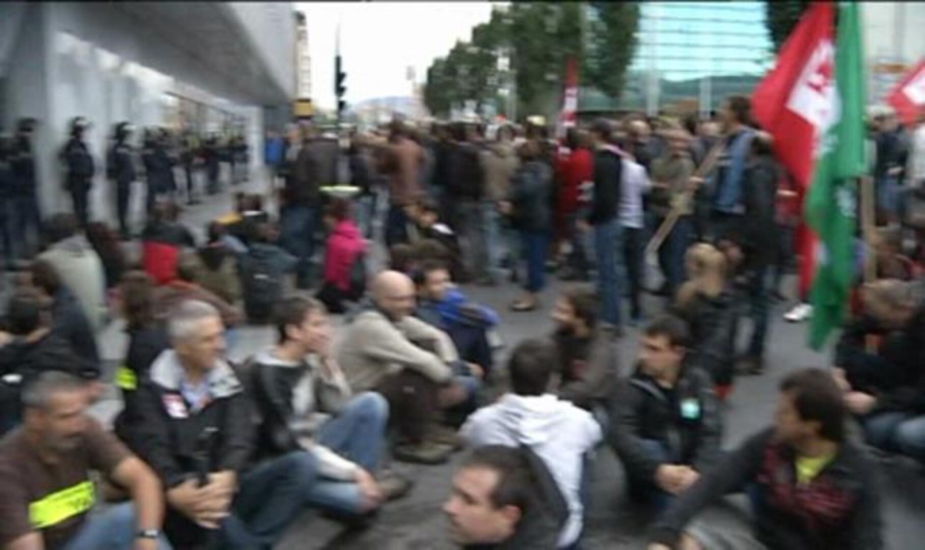 Normalidad en la jornada de huelga contra los recortes en el País Vasco