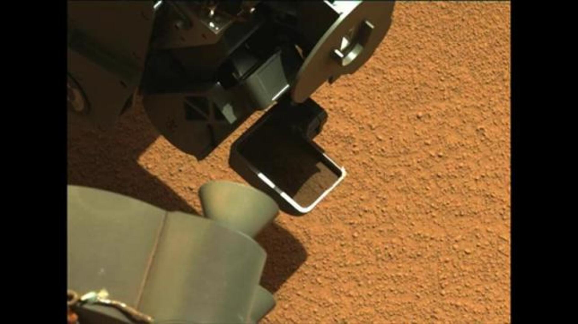El Curiosity realiza su primera excavación en Marte