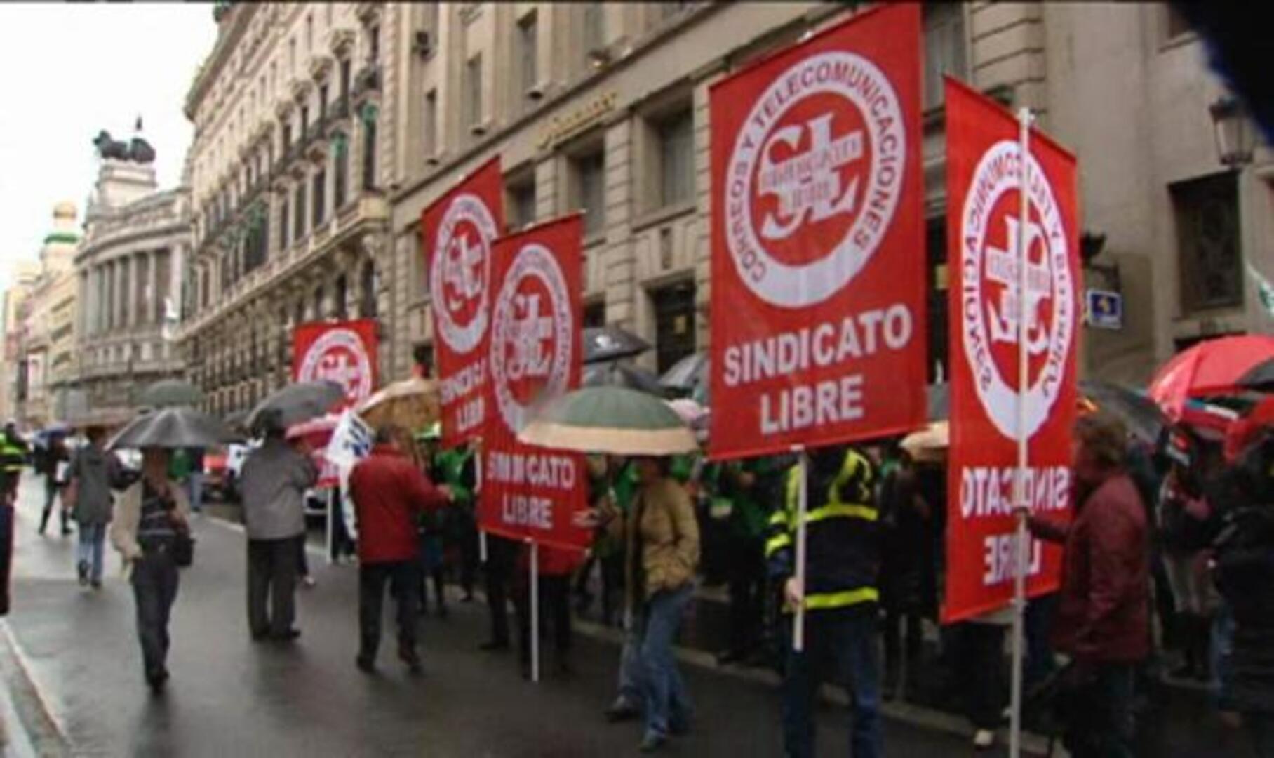 Huelga de funcionarios del Ayuntamiento de Madrid
