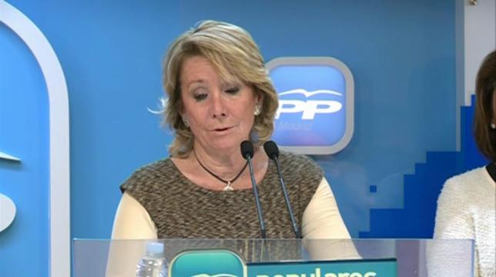 Aguirre apoya la gestión de Botella en el Madrid Arena