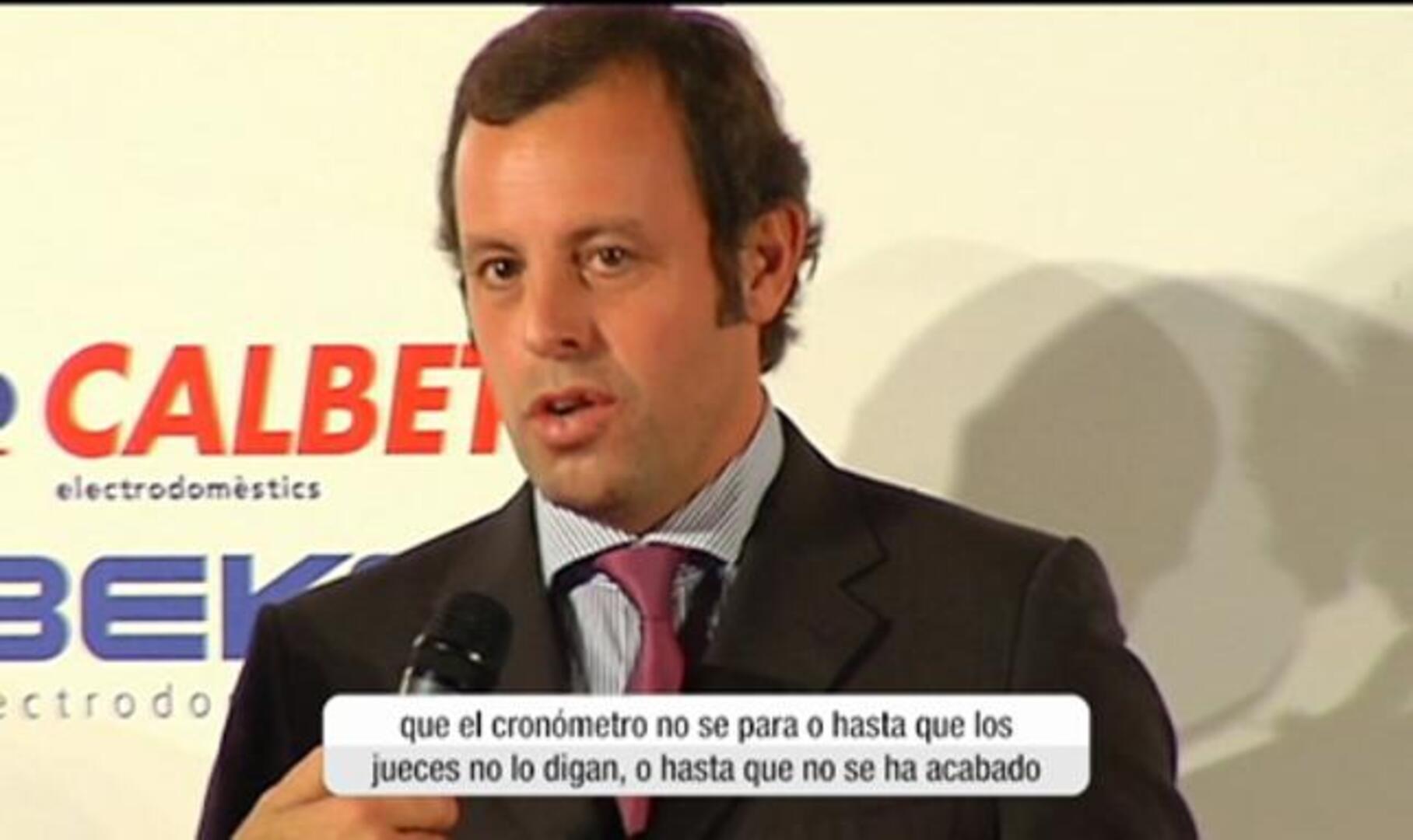 Sandro Rosell: "Está todo abierto y todo por hacer. Hasta mayo o junio, no pararemos"