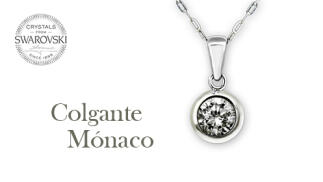 Colgante colección Mónaco con cristal de Swarovski