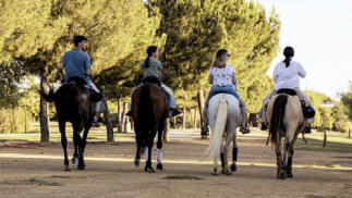 Paseo a caballo por la naturaleza